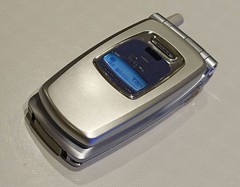 Panasonic Docomo P211I Silver Mobile Japanese Flip Phone Garakei Keitai Retro