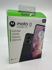 Sealed Cricket Wireless Moto G Power 5G – 128GB – 4GB RAM Prepaid Smartphone 🔒