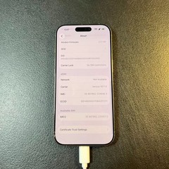 iPhone 16 Pro – 128 GB – Natural Titanium (Unlocked) – Cracked Front/Back/READ
