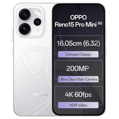 Oppo Reno15Pro mini 5G ( White,12GB RAM, 512GB)Global Version OPEN BOX USA STOCK
