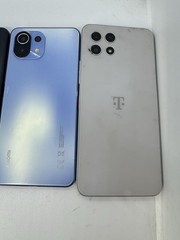 LOT OF 5 PHONES REVVL 7 5G X2 XIAOMI MI 11 LITE REALME X50 ALCATEL PARTS