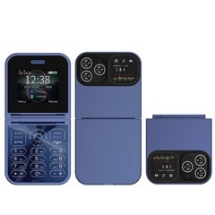 SERVO F15 Mini Flip Phone – Dual SIM, Magic Voice, Auto Call Record, Flashlight