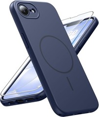 iPhone 17e & iPhone 16e Case: Solid Matte Magnetic Phone Cover with Full Camera