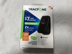 NEW TRACFONE LG 440G BLACK FLIP CELL PHONE 3G 1.3MP CAMERA BLUETOOTH