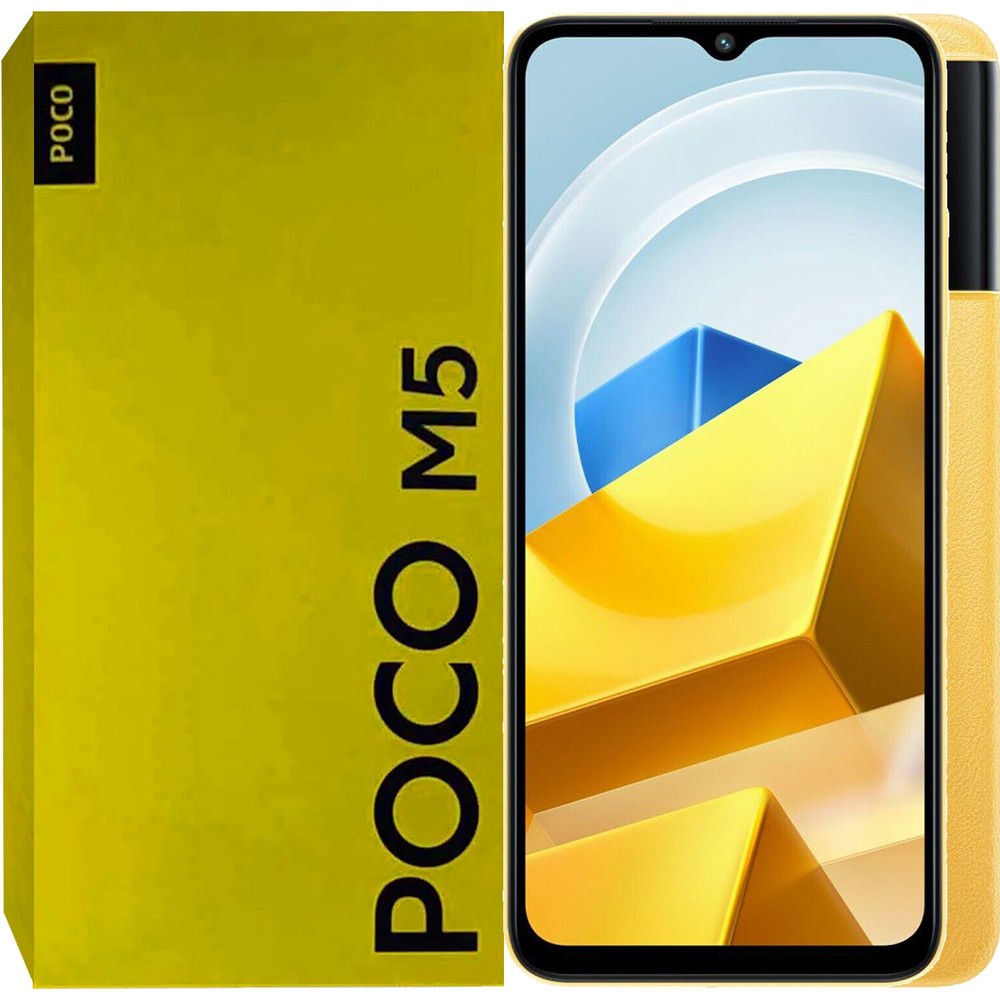Xiaomi Poco M5 4G Yellow 128GB + 4GB Dual-Sim Factory Unlocked GSM NEW