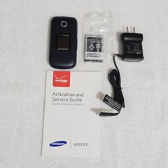 Samsung Gusto 3 Cell Phone Flip Blue Verizon 3G SM-B311V NEW / NOS READ