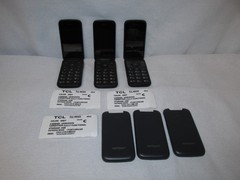 LOT OF 3 X TCL Flip Pro 4G LTE Basic Flip VERIZON Unlocked GRAY (4056V)