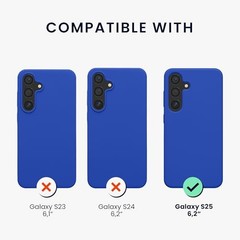 Samsung Galaxy S25 Case – Soft TPU Silicone Cover, Non-Slip Drop Protection, Bal