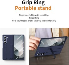 Samsung Galaxy Z Fold 6 Protect Case with Wristband Stand & Full Body Protection