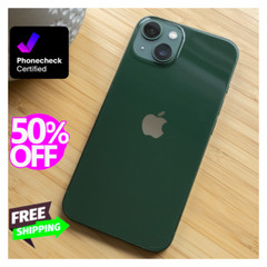 Apple iPhone 13 512-256-128GB Verizon AT&T Unlocked Blue Pink Green Very Good!