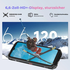 HOTWAV Hyper 7S 5G Outdoor Smartphone 16GB+256GB Android15 6,6” Phone Dual SIM