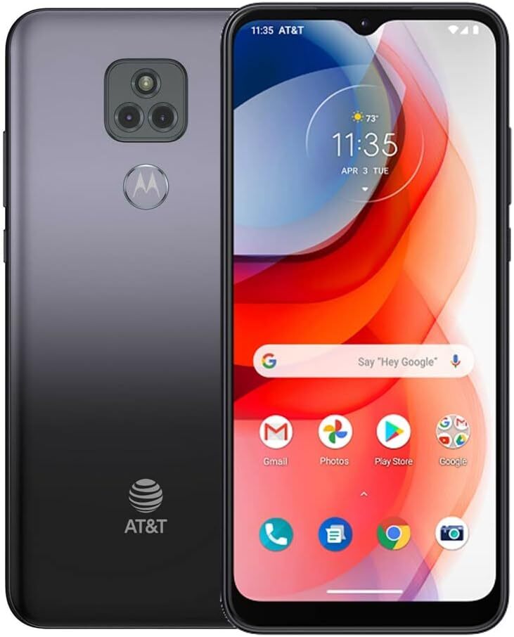Motorola Moto G Play (2021) 6.5” HD 32GB 3GB RAM XT2093-3 AT&T Gray – Open Box