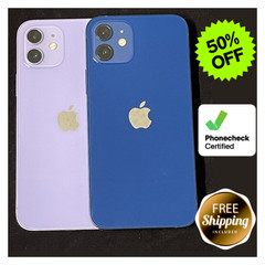 Apple iPhone 12 128GB 64GB Blue Purple Black Unlocked Verizon Tracfone Tmobile
