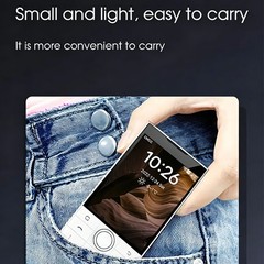 Unlocked QIN F22 4G MINI Android 11 Smartphone Phone Keyboard Google Play Mobile
