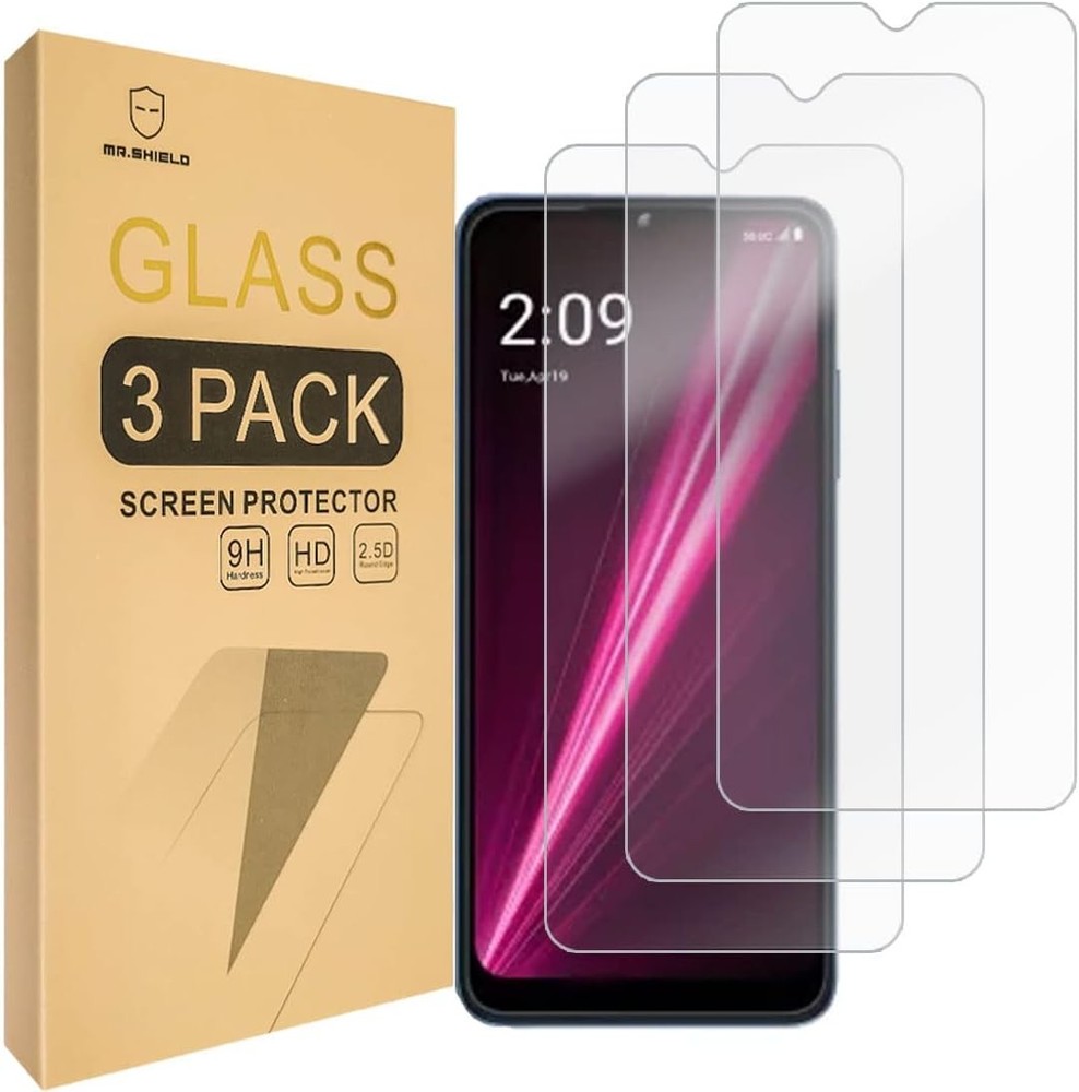 3PCS Glass Screen Protector for T-MOBILE REVVL 6 5G/REVVL 6x 5G 9H Hardness