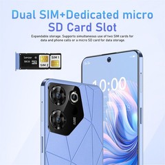 C20Pro Smartphone Android 6.8” Unlocked 8+512GB 7800mAh 24+48MP Dual SIM Gifts