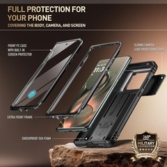 Revolution Case for Motorola Moto Edge 2025, Full-Body Rugged Shockproof Cover