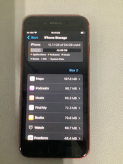 iphone se 2nd generation 64gb (MMX73LL/A) Red