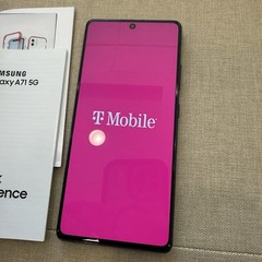Samsung Galaxy A71 5G 128GB Locked T-Mobile Smartphone Black Works Great W/ Box