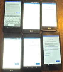 Lot of 6 LG Rebel 2 Rebel 2 SP200 Zone Phoenix 4 & 3 Smartphone Broken Fast Ship