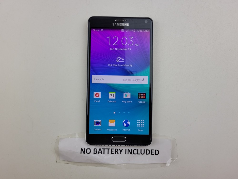 Samsung Galaxy Note 4 (SM-N910A) 32GB (AT&T) Smartphone – Clean IMEI – H0201