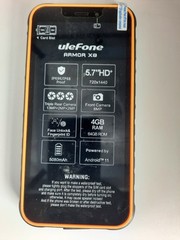 Ulefone Armor X8 Rugged Waterproof Phone 4GB+64GB-(NO POWER)-FOR PARTS