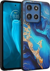 for Moto G Stylus 5G 2025 Case, Slim Fit Glow in The Dark Hard PC Soft TPU Bumpe