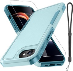 iPhone 16e Case & iPhone 17e Case, Military Grade Heavy Duty Shockproof Cover Mi