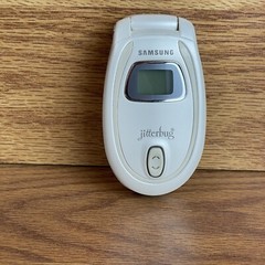 Samsung Jitterbug SPH-A120 Cellular Phone White UNTESTED AS-IS