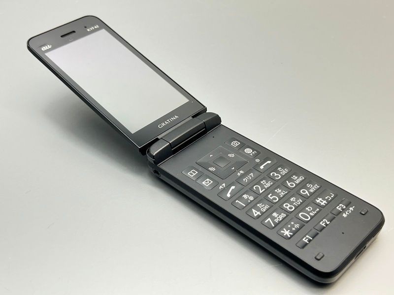 KYF42 GRATINA usage restriction SIM free Black au KDDI Kyocera 926653 flip phon