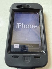 Vintage Apple iPhone 3GS A1303 3G Smartphone Black 32GB IOS Tested W/ Otterbox