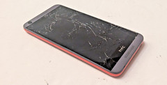 HTC Desire 626s / OPM9110 Pink Salmon / Gray, Android Smartphone *Cracked Screen