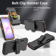 Rugged Phone Case for Samsung Galaxy A17 5G, Heavy Duty Shockproof Protective Ca