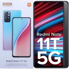 Xiaomi Redmi Note 11T 5G Matte Black 128GB + 8GB Dual-SIM Unlocked GSM NEW