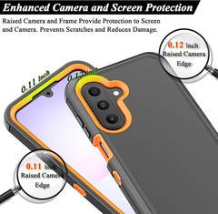 Rugged Phone Case for Samsung Galaxy A17 5G, Heavy Duty Shockproof Protective Ca