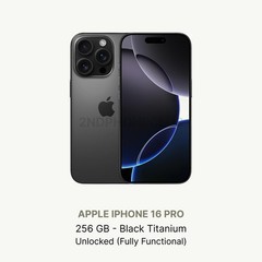 iPhone 16 Pro – 256 GB – Unlocked – Good Condition – No Face ID
