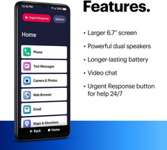 Jitterbug Smart4 Smartphone for Seniors – Cell Phone for Seniors – Not Compatibl