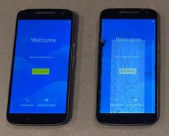 As-is Lot of 2 Motorola Moto G4 32GB XT1625