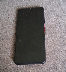 Samsung Galaxy A03s 64GB Black Slate Smartphone Triple Rear Camera For Parts