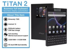 New Titan 2 4.5″ Dual SIM 512/12GB Unlocked QWERTY Physical Keyboard Black Phone