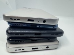LOT OF 5 PHONES REVVL 7 5G X2 XIAOMI MI 11 LITE REALME X50 ALCATEL PARTS