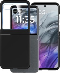 Thin Hard Matte Polycarbonate Phone Case for Motorola Razr 2024/2025/2026 – Blac