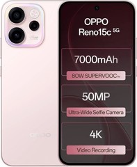 OPPO Reno15c 5G (Afterglow Pink, 256 GB) (12 GB RAM) Octa Core Processor