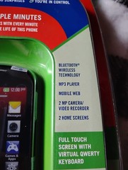 LG LG800G Bluetooth Wireless, Mobile Web, App Capable, Black Phone