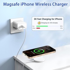 15W Fast Wireless Charging Pad for iPhone 17 Pro Max/17e