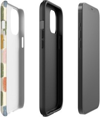 1. For iPhone 13 Pro Max Case, Retro Color Checkered Vintage Aesthetic Bumper