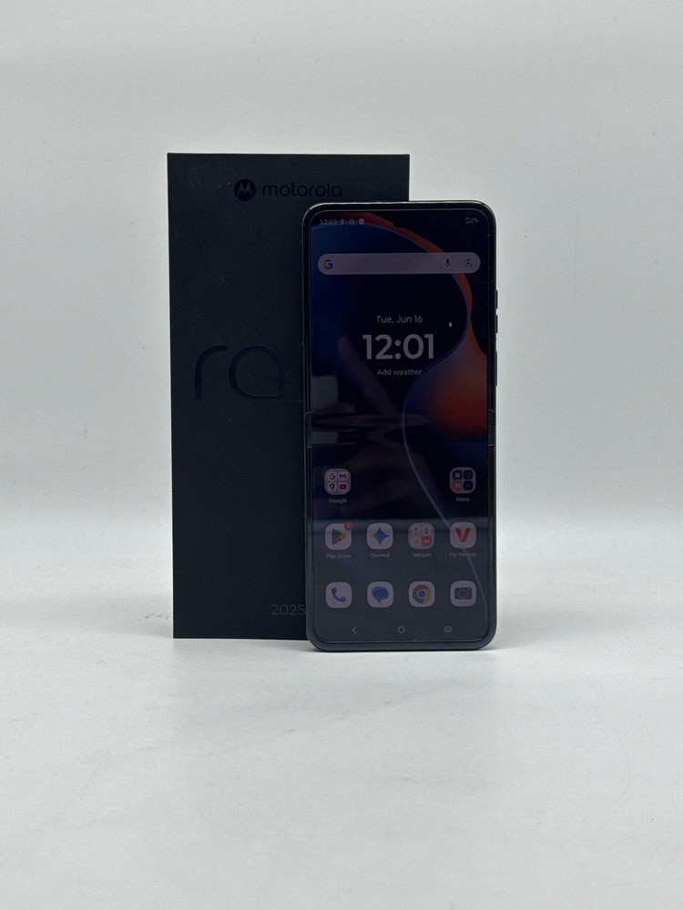 Verizon Motorola Razr 2025 256GB Gibraltar Sea – For Parts