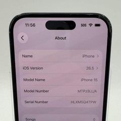 Broken Unlocked Apple iPhone 15 128GB 26.5 MTPJ3LL/A Read