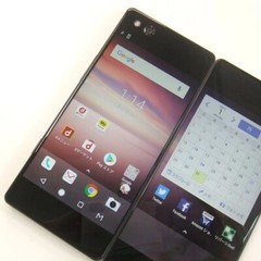 ZTE Axon M Z-01K Black Unlocked 64GB Docomo Android Cellular Mobile Phone Used