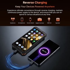 FOSSiBOT F117 4G Rugged Phone Android 15 Dual Screen Waterproof 10000mAh Global